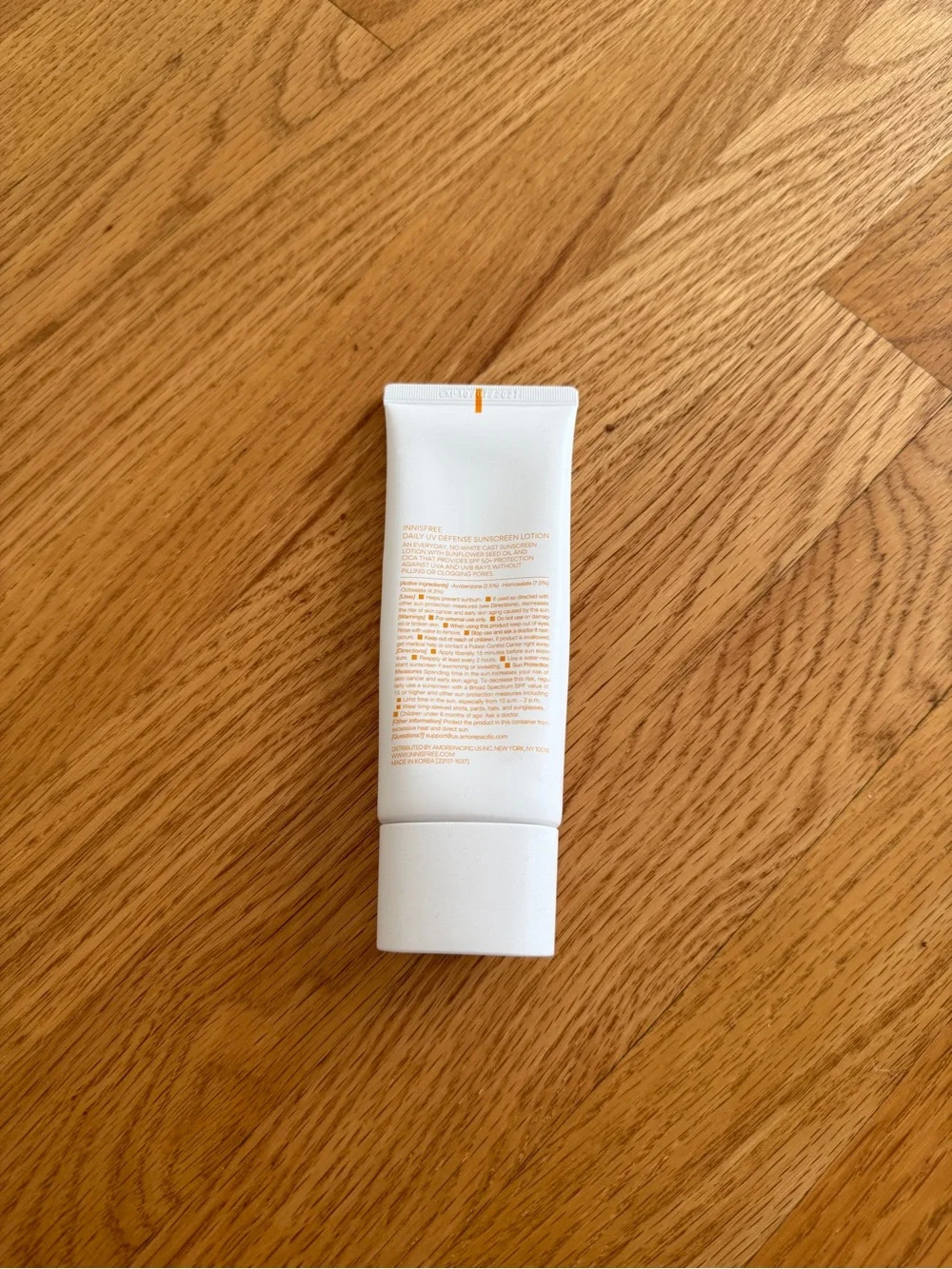 innisfree  Daily UV Invisible Korean Sunscreen Lotion SPF 50+ PA++++